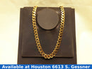 Cuban Link Chain - Yellow Gold 10k (.417) 36.3 grams 22 inch