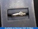 Women's Ring - Solitaire - White Gold 14k (.585) 2.2 grams Size 7