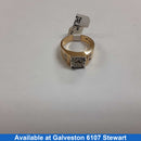 Men's Ring - Yellow Gold 14k (.585) 6.9 grams Size 9