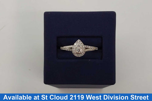 Ring - Wedding Set - White Gold 10k (.417) 2.26 grams Size 7.5
