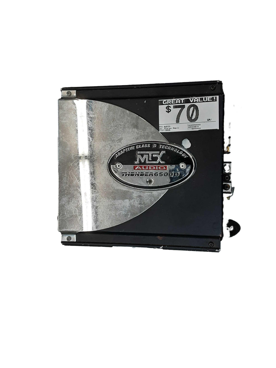 Mtx Audio Thunder6500d Silver Car Audio Amplifier