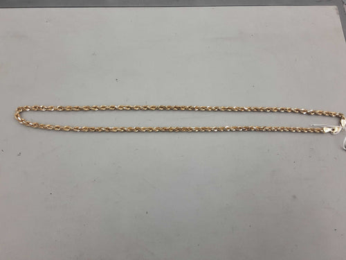 Rope Chain - Yellow Gold 10k (.417) 26.7 grams 24 inch