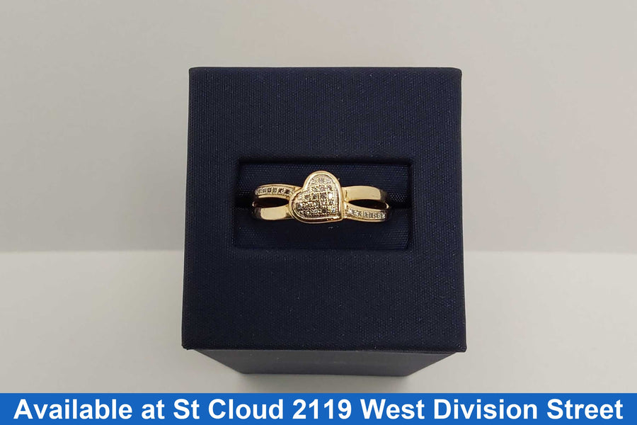 Women's Ring - Yellow Gold 10k (.417) 2.11 grams Size 8.5