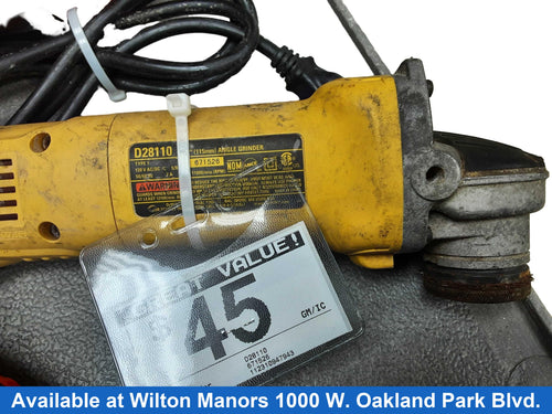 Dewalt D28110 Yellow Corded Grinder
