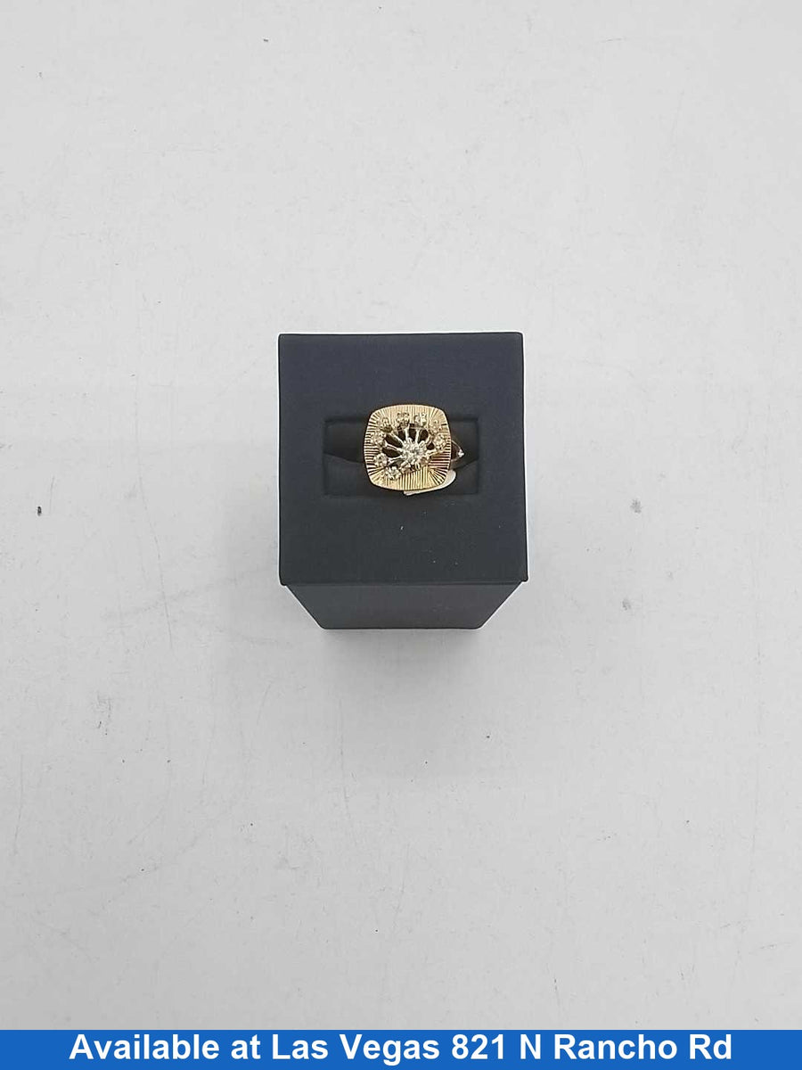 Women's Ring - Yellow Gold 14k (.585) 5.8 grams Size 20
