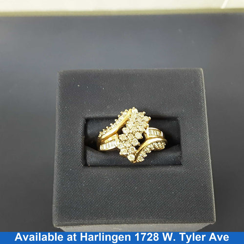 Women's Ring - Yellow Gold 10k (.417) 3.7 grams Size 5