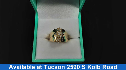 Women's Ring - Yellow Gold 14k (.585) 6.2 grams Size 6