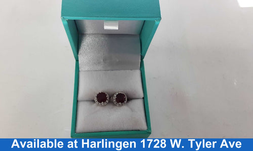 Earrings - White Gold 18k (.750) 3.2 grams