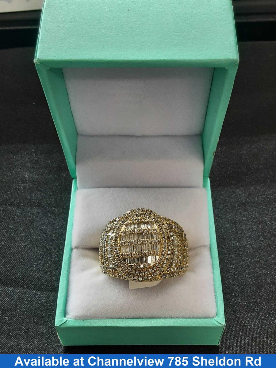 Men's Ring - Yellow Gold 10k (.417) 11.6 grams Size 10