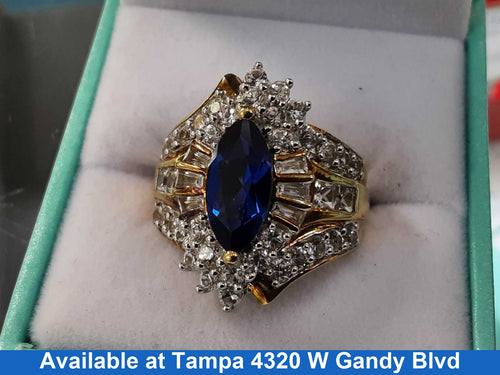 Women's Ring - Yellow Gold 10k (.417) 7.5 grams Size 6.5
