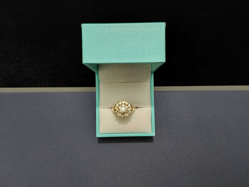 Women's Ring - Yellow Gold 10k (.417) 3.9 grams Size 9
