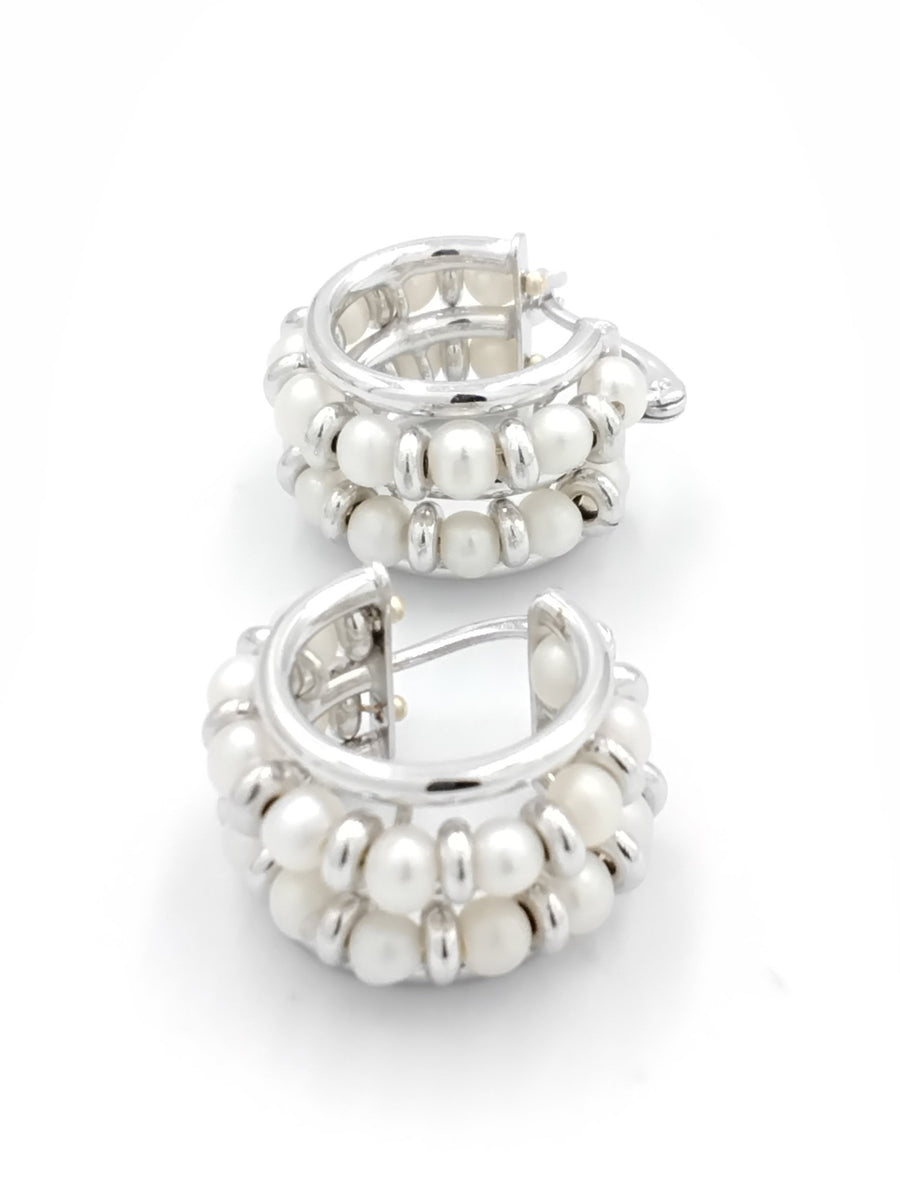 Pearl Earrings - White Gold 14k (.585) 5.8 grams