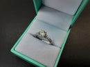 Ring - Wedding Set - White Gold 18k (.750) 3.6 grams Size 6
