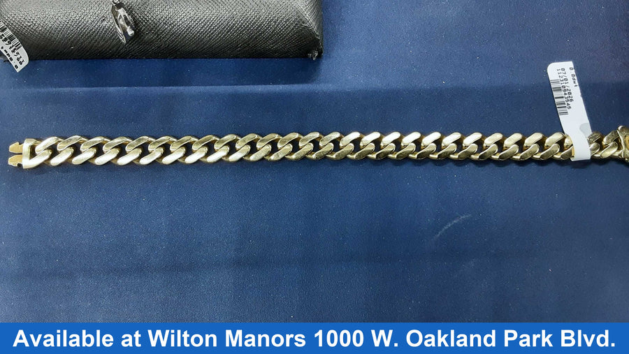 Cuban Link Bracelet - Yellow Gold 10k (.417) 10.9 grams 8 inch