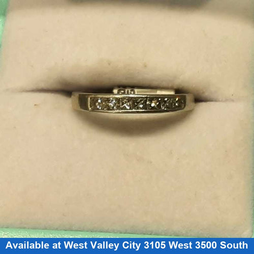 Ring - Channel Set - Platinum 3.3 grams Size 3