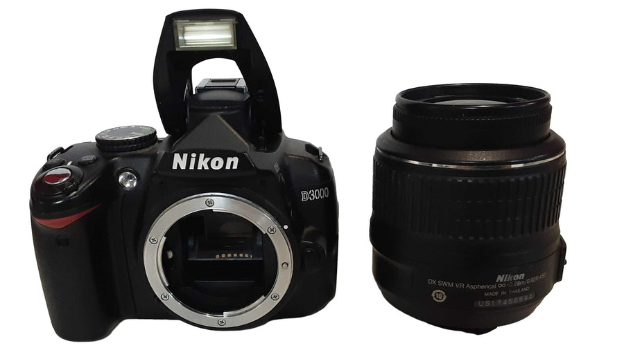 Nikon D3000 Black Digital SLR Camera