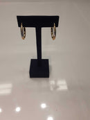 Bangle Earring Tricolor Gold 14k (.585) 3.1 grams