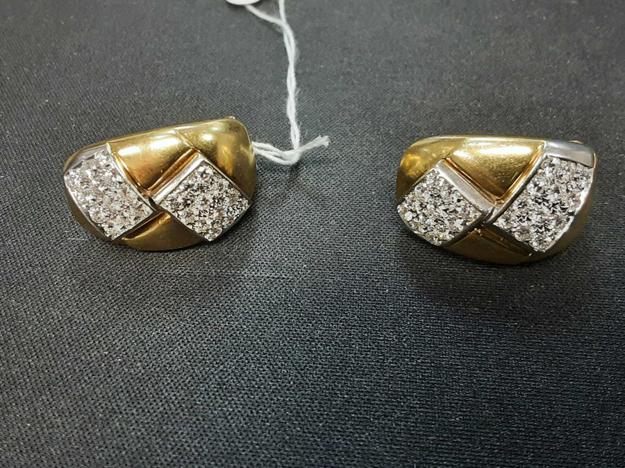 Jacket Earrings - Yellow Gold 18k (.750) 18.6 grams