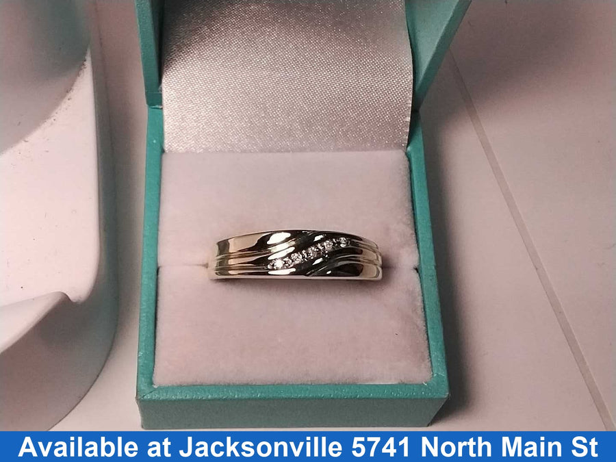 Ring - Wedding Band - Yellow Gold 10k (.417) 2.5 grams Size 15