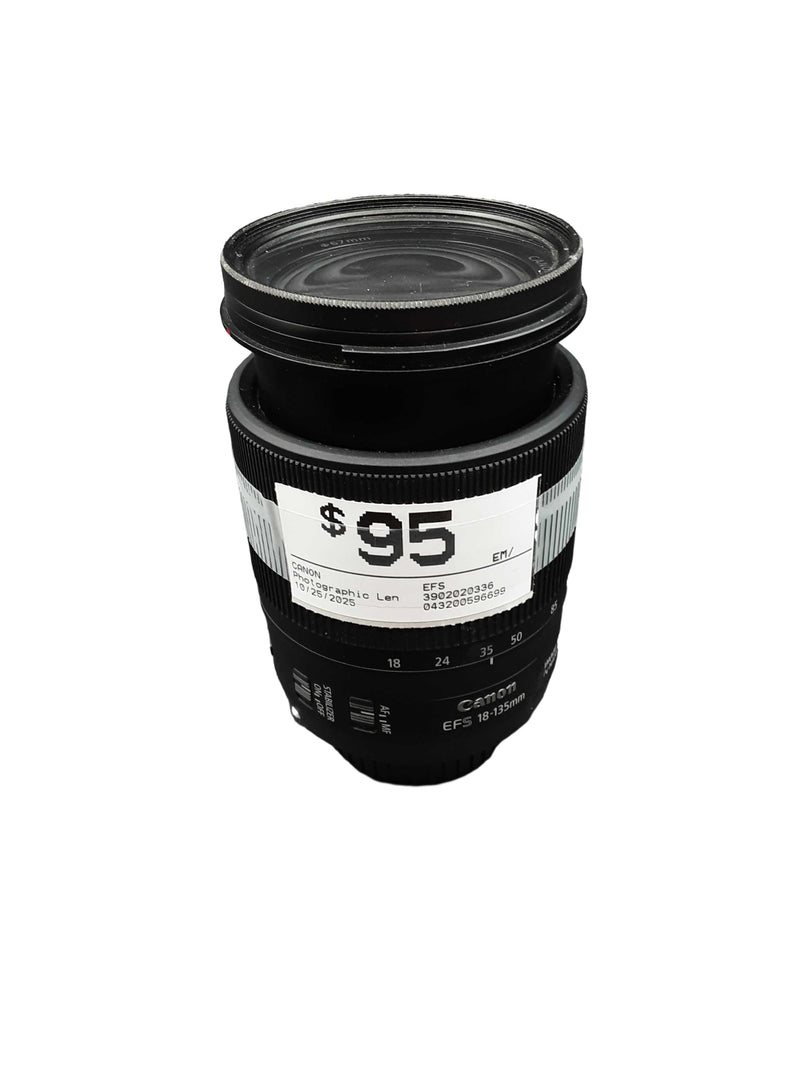 Canon Efs Black Photographic Lens