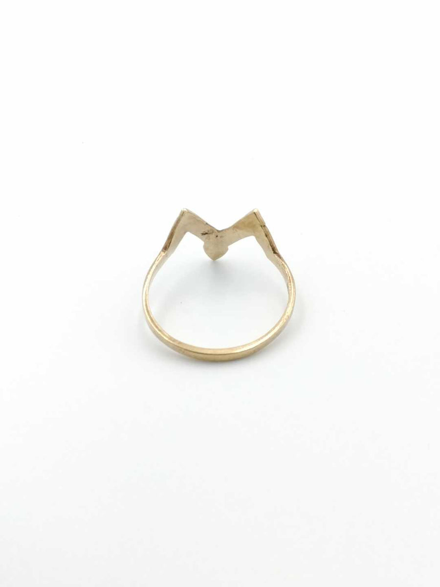 Women's Ring - Yellow Gold 10k (.417) 1.4 grams Size 7.5