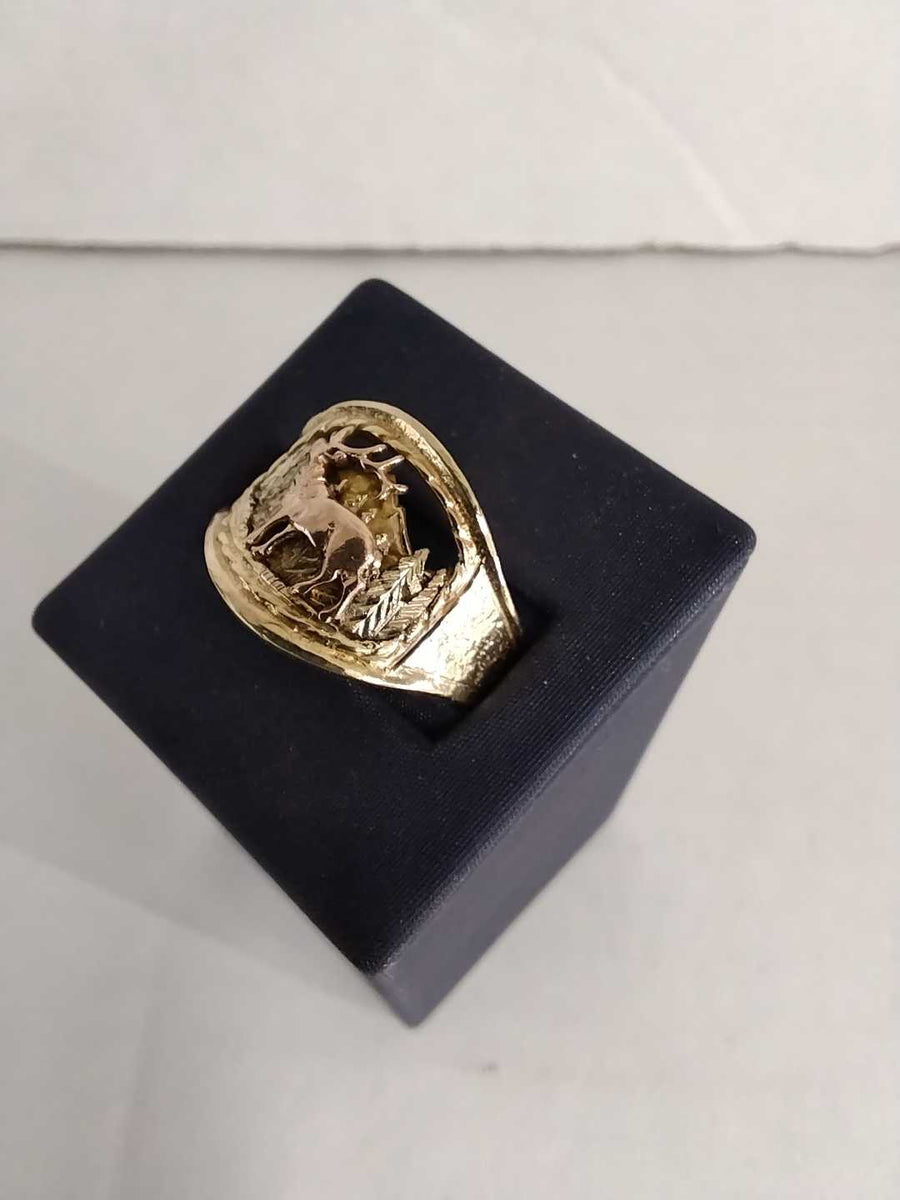 Men's Ring - Yellow Gold 10k (.417) 10.3 grams Size 11