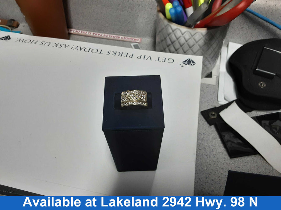 Men's Ring - Yellow Gold 10k (.417) 4.2 grams Size 6.5