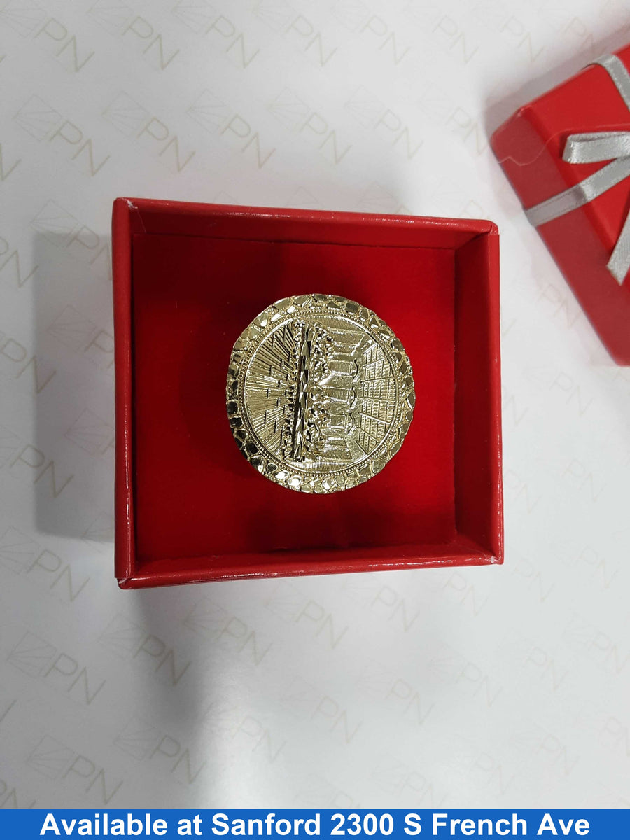 Men's Ring - Yellow Gold 10k (.417) 7.2 grams Size 12.5
