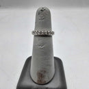 Women's Ring - Anniversary - White Gold 14k (.585) 3.7 grams Size 5.5