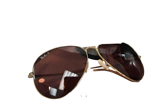 Ray-ban Rb3689 Aviator Metal Ii Beige / Tan