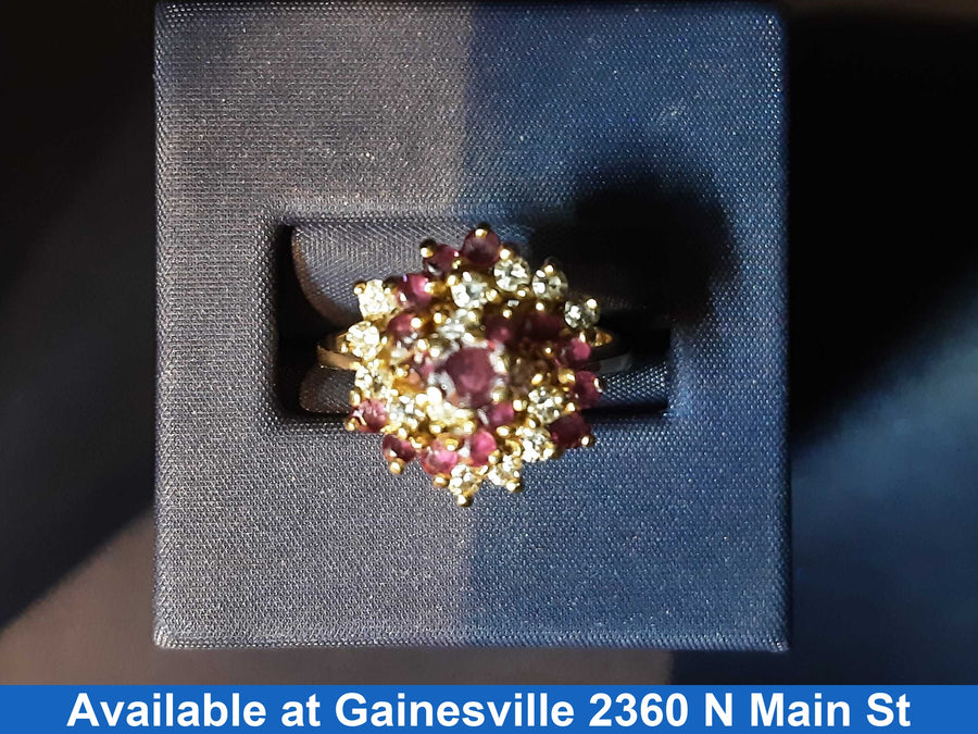 Women's Ring - Yellow Gold 14k (.585) 4.9 grams Size 8.5