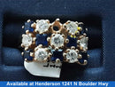 Women's Ring - Yellow Gold 14k (.585) 4.8 grams Size 20