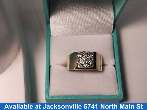 Men's Ring - Yellow Gold 14k (.585) 9.9 grams Size 9