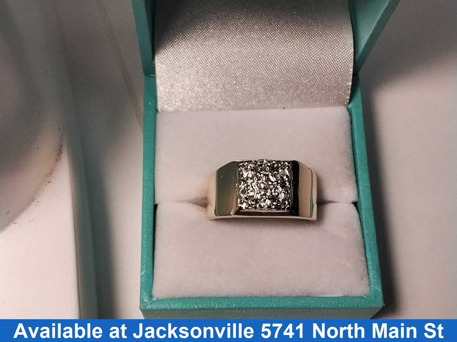 Men's Ring - Yellow Gold 14k (.585) 9.9 grams Size 9