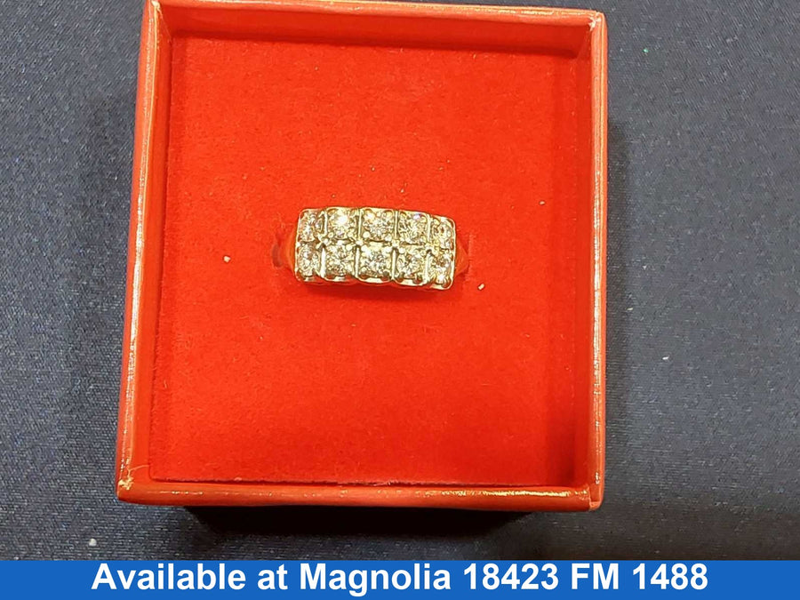 Women's Ring - Yellow Gold 14k (.585) 4.6 grams Size 6