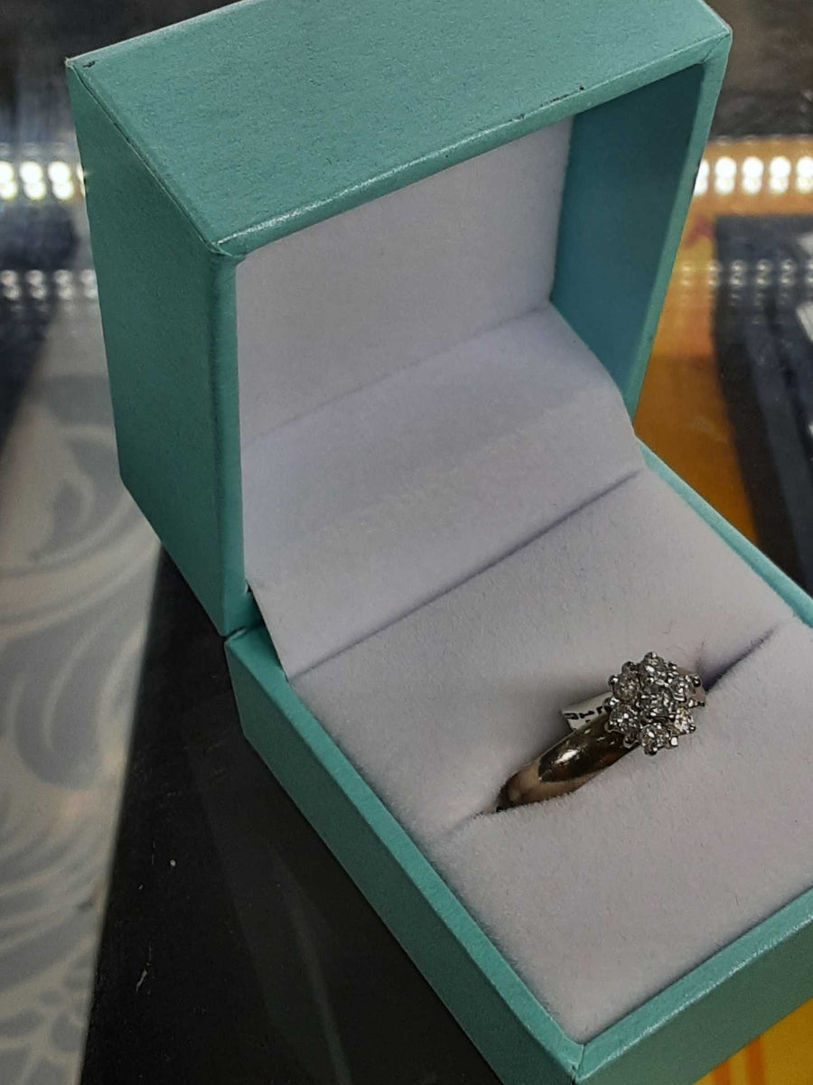 Women's Ring - White Gold 14k (.585) 4 grams Size 20