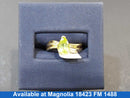 Women's Ring - Solitaire - Yellow Gold 14k (.585) 2.2 grams Size 6