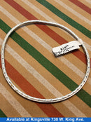 Bangle Bracelet - Silver 2.2 grams 6 inch