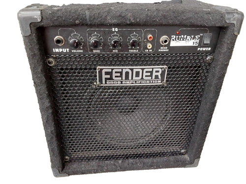Fender Rumble 15 Black Guitar Amplifier