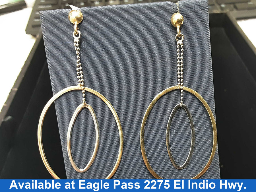 Jacket Earrings - Yellow Gold 10k (.417) 2.3 grams