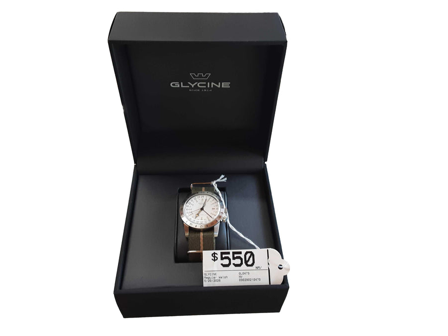 Glycine Gl0473 Silver Regular Watch