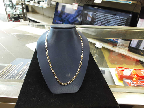 Figaro Chain - Yellow Gold 14k (.585) 8.7 grams 26 inch