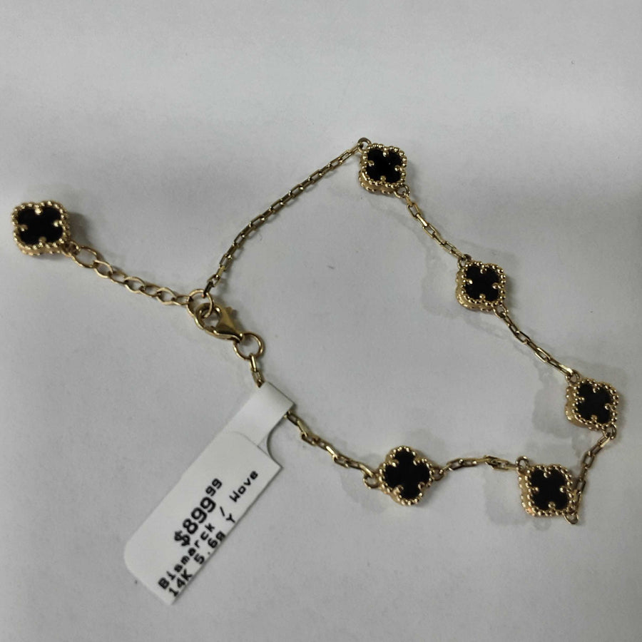 Woven Bracelet - Yellow Gold 14k (.585) 5.6 grams 4 inch