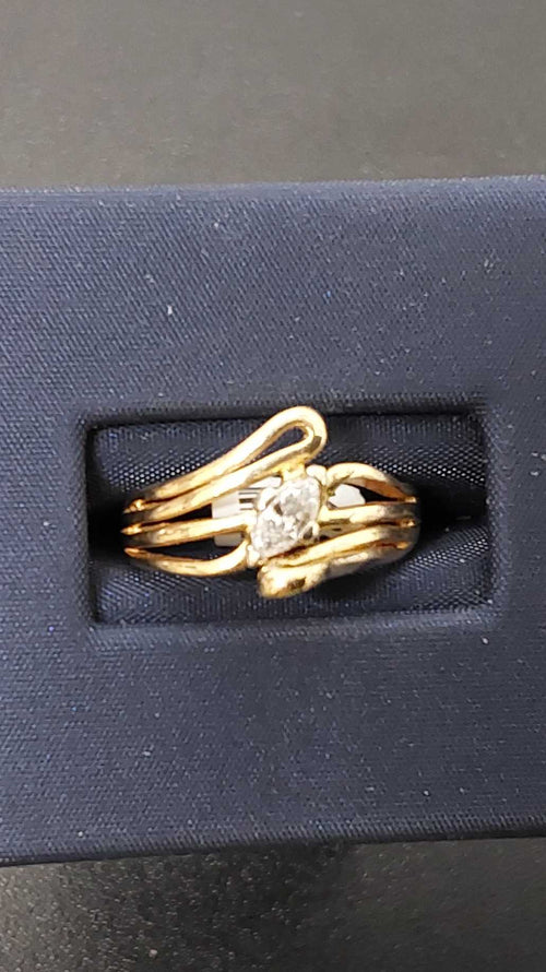 Women's Ring - Yellow Gold 14k (.585) 3.4 grams Size 7