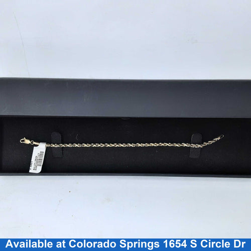 Rope Bracelet - Yellow Gold 14k (.585) 5.6 grams 7 inch