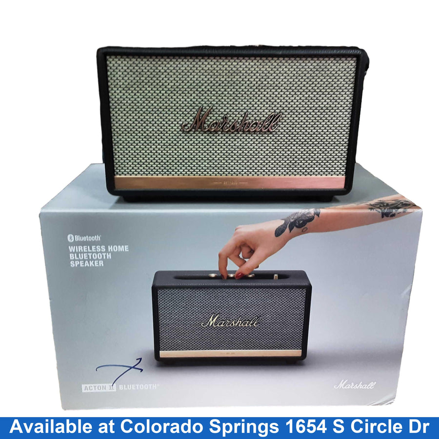 Marshall Action Ii Bt Black Bookshelf Speaker