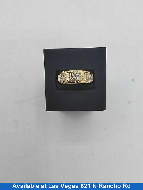 Men's Ring - Yellow Gold 10k (.417) 5.6 grams Size 20