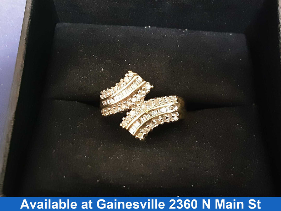 Women's Ring - Yellow Gold 10k (.417) 4 grams Size 7.5