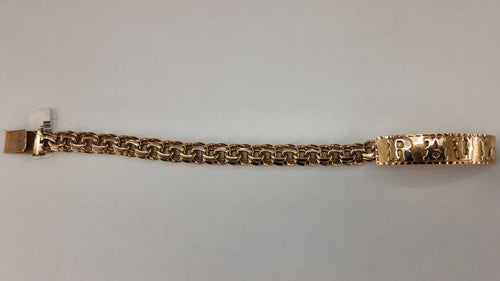 ID Bracelet - Yellow Gold 10k (.417) 43.2 grams 8 inch