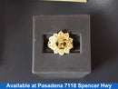 Women's Ring - Yellow Gold 14k (.585) 4.6 grams Size 20